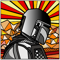 Mon projet du cours : Illustration numérique : pop art géométrique. Traditional illustration, Vector Illustration, and Digital Illustration project by Ginger Marilyn - 06.07.2022