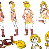Mi proyecto del curso: Dibujo de personajes manga desde cero. Traditional illustration, Character Design, Comic, Pencil Drawing, Drawing, and Manga project by Silveira - 06.07.2022