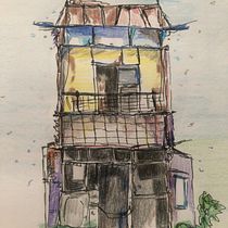 Mi proyecto del curso: Dibujo arquitectónico expresivo con marcadores de colores. Sketching, Drawing, Architectural Illustration, Sketchbook & Ink Illustration project by Ximena Requena Benito - 06.07.2022