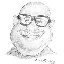 Meu projeto do curso: Retrato em caricatura com grafite. Ilustração tradicional, Desenho, e Desenho de retrato projeto de Lucas Rhossard - 07.06.2022
