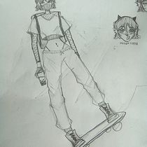 Mi proyecto del curso: Dibujo de personajes llenos de personalidad 💜💜💜. Projekt z dziedziny Projektowanie postaci, Sketching,  R, sunek, Stor, telling, Stor, board,  R, sunek art, st, czn i Narracja użytkownika lemoniac871 - 07.06.2022