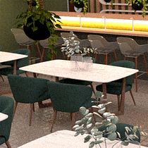 Mi proyecto del curso: Diseño de interiores para restaurantes. Projekt z dziedziny Architektura wnętrz, Projektowanie wnętrz, Dekoracja wnętrz, Projektowanie powierzchni h, low, ch i Projektowanie przestrzeni użytkownika Waltter Jurado Pedroza - 07.06.2022