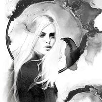 Mi proyecto del curso: Técnicas de ilustración con acuarela digital. Projekt z dziedziny Trad, c, jna ilustracja, Ilustracja c, frowa, Malowanie akwarelą, Portret, R, sunek c i frow użytkownika Gabriela Ilieva - 08.06.2022
