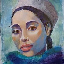 Mi proyecto del curso: Retratos contemporáneos al óleo Ein Projekt aus dem Bereich Traditionelle Illustration, Bildende Künste, Malerei und Ölmalerei von sra_zaba - 08.06.2022