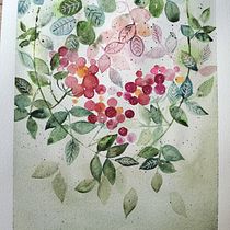 My project for course: Artistic Floral Watercolor: Connect with Nature. Ilustração tradicional, Pintura, Pintura em aquarela e Ilustração botânica projeto de Rodica Bobes - 08.06.2022