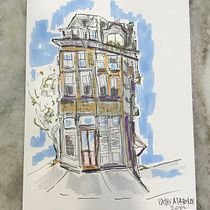 My project for course: Expressive Architectural Sketching with Colored Markers. Sketching, Drawing, Architectural Illustration, Sketchbook & Ink Illustration project by Kathy Murchison - 06.09.2022
