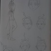 Mi proyecto del curso: El arte del manga: dibuja personajes únicos. Character Design, Pencil Drawing, Drawing, Ink Illustration, and Manga project by camilo Parraguirre - 06.09.2022