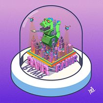 Mi proyecto del curso: Ilustración vectorial isométrica desde cero. Un progetto di Graphic design, Illustrazione vettoriale e Illustrazione digitale di Luz Marina Ángel Altamirano - 05.06.2022