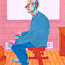 Mi proyecto del curso: Dibujo expresivo de la figura humana: explora formas y colores. Fine Arts, Pencil Drawing, Drawing, Portrait Drawing, Realistic Drawing, Figure Drawing, and Gouache Painting project by Viridiana Benitez Mendoza - 06.11.2022