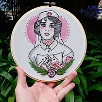 Mi proyecto del curso: Un regalo especial para alguien especial. Un progetto di Pittura, Pittura ad acquerello, Ricamo e Textile Design di Daniel Mauricio Rodriguez Briceño - 09.06.2022