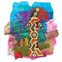 Mon projet du cours :  Collage artistique avec des techniques mixtes. Colagem, Ilustração digital, Design digital e Ilustração editorial projeto de Corinne Plante - 09.06.2022