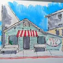 My project for course: Expressive Architectural Sketching with Colored Markers. Sketching, Drawing, Architectural Illustration, Sketchbook & Ink Illustration project by timrutherfordis - 07.08.2022