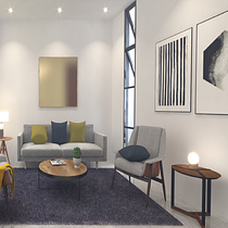 Mi proyecto del curso: Render de interiores con SketchUp y V-Ray Next. Projekt z dziedziny  Architektura, Architektura wnętrz, Architektura c, frowa i Wizualizacja architektoniczna użytkownika carlosmaradiaga581 - 05.06.2022