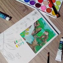 Mi proyecto del curso: Cuaderno de viaje en acuarela. Traditional illustration, Watercolor Painting, Architectural Illustration, and Sketchbook project by ROMI - 06.08.2022