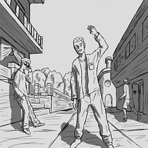 Mi proyecto del curso: Fundamentos del dibujo de personas a partir de la imaginación. Traditional illustration, Fine Arts, Sketching, Pencil Drawing, Drawing, Artistic Drawing, and Figure Drawing project by Felipe Salorte Mella - 06.09.2022