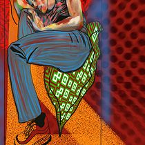 Mi proyecto del curso: Dibujo expresivo de la figura humana: explora formas y colores. Fine Arts, Pencil Drawing, Drawing, Portrait Drawing, Realistic Drawing, Figure Drawing, and Gouache Painting project by Elena Rossi - 06.10.2022