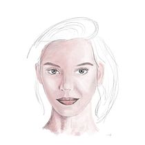 Mi proyecto del curso: Retrato ilustrado con Procreate. Ilustração tradicional, Ilustração vetorial, Ilustração digital, e Desenho de retrato projeto de Cristina Sánchez Sanz - 10.06.2022