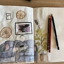 My project for course: Exploratory Sketchbook: Find Your Drawing Style. Un proyecto de Ilustración tradicional, Bocetado, Creatividad, Dibujo, Pintura a la acuarela, Sketchbook y Pintura gouache de Semra M. - 10.06.2022