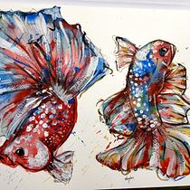 Meu projeto do curso: Técnicas experimentais de aquarela para principiantes. Un progetto di Illustrazione tradizionale, Belle arti, Pittura ad acquerello e Illustrazione naturalistica di Mia - 11.06.2022