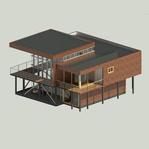 Mi proyecto del curso: Diseño y modelado arquitectónico 3D con Revit. Een project van 3D, Architectuur, Interactief ontwerp,  3D-modellering, Digitale architectuur y Architecturale visualisatie van David Nemocón - 18.05.2022