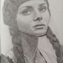 Mi proyecto del curso: Retrato realista con lápiz de grafito. Traditional illustration, Fine Arts, Sketching, Pencil Drawing, Drawing, Portrait Drawing, Realistic Drawing, Artistic Drawing, and Figure Drawing project by Ana Camacho - 06.12.2022
