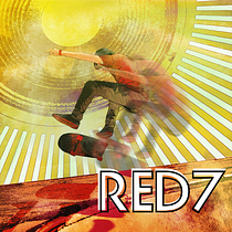 RED7. Traditional illustration, Fine Arts, and Poster Design project by headley_designer - 06.13.2022