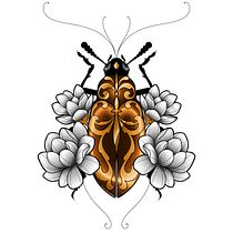 My project for course: Artistic Tattoo Design with Golden Effects in Procreate. Ilustração tradicional, Ilustração digital, e Desenho de tatuagens projeto de katerkk - 13.06.2022