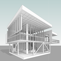 My project for course: 3D Architectural Design and Modeling with Revit. Een project van 3D, Architectuur, Interactief ontwerp,  3D-modellering, Digitale architectuur y Architecturale visualisatie van Rahmat Maulidani - 25.05.2022