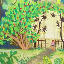 My project for course: Painting Nature with Acrylic: From Sketchbook to Canvas. Traditional illustration, Painting, Acr, lic Painting, and Sketchbook project by marieke_roelof - 06.13.2022