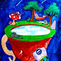 Meu projeto do curso:  Técnicas de aquarela para ilustrações com um toque de sonho. Traditional illustration, Drawing, Watercolor Painting, and Editorial Illustration project by Lucas Rhossard - 06.13.2022