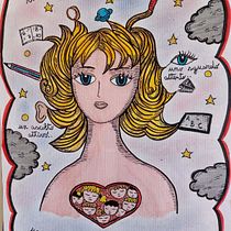 My artistic illustration. Traditional illustration, Pencil Drawing, and Drawing project by Laura Righetto - 06.13.2022