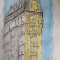 Mi proyecto del curso: Dibujo arquitectónico con acuarela y tinta. Sketching, Drawing, Watercolor Painting, Architectural Illustration, Sketchbook & Ink Illustration project by Alejandra Arbelaez Peralta - 06.13.2022