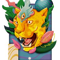 Jaguar. Een project van Traditionele illustratie, Ontwerp van personages y Digitale illustratie van Luis Miguel Cisneros Galindo - 14.06.2022