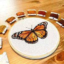 Mi proyecto del curso: Técnicas de bordado realista. Traditional illustration, Embroider, and Textile Design project by Melissa García - 06.14.2022