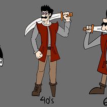 Mi proyecto del curso: Diseño de personajes retro para animación. Projekt z dziedziny  Animacja, Animacje 2D i Projektowanie postaci 3D użytkownika Diego Suárez Carrión - 13.06.2022