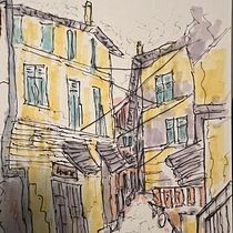 My project for course: Expressive Architectural Sketching with Colored Markers. Sketching, Drawing, Architectural Illustration, Sketchbook & Ink Illustration project by Mel A - 06.13.2022