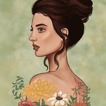 Mój projekt z kursu: Cyfrowe portrety fantasy w Photoshopie. Traditional illustration, Drawing, Digital Illustration, Portrait Drawing, Digital Drawing, and Digital Painting project by Ewelina Drapała - 06.14.2022