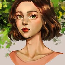 Mi proyecto del curso: Retratos digitales de fantasía con Photoshop. Traditional illustration, Drawing, Digital Illustration, Portrait Drawing, Digital Drawing, and Digital Painting project by andreacruzn16 - 06.14.2022