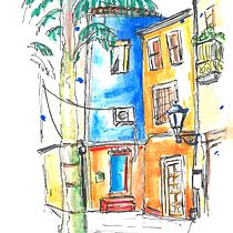 Barrio de pescadores de Denia. Sketching, Drawing, Architectural Illustration, Sketchbook & Ink Illustration project by Lourdes Barroso - 06.14.2022
