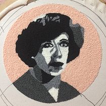 Mi proyecto del curso: Bordado con punch needle: pasa de la imagen al retrato. Un progetto di Ricamo, Punch needle e Textile Design di Patricia Granda - 15.06.2022
