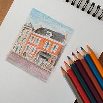 Mijn project van de cursus: Schetsboekillustraties met kleurpotloden. Ilustração tradicional, Artes plásticas, Esboçado, Desenho a lápis, Desenho, Desenho artístico, e Sketchbook projeto de Anne Wielenga - 15.06.2022