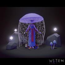 My project for course: Low Poly Character Modeling for Video Games Ein Projekt aus dem Bereich 3D, 3-D-Modellierung, Videospiele, Design von 3-D-Figuren, Design für Videospiele und Design von zosia.czarnik16 - 15.06.2022