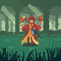 Mi proyecto del curso: Introducción al diseño de personajes en pixel art. Un progetto di Character design, Videogiochi, Pixel art e Progettazione di videogiochi di María González Maqueda - 15.06.2022