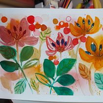 Mi proyecto del curso: Acuarela floral: conecta con la naturaleza. Ilustração tradicional, Pintura, Pintura em aquarela e Ilustração botânica projeto de Beatriz Cesar Malave - 15.06.2022