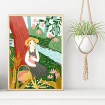 My project for course: Editorial Illustration of Characters in Gouache. Projekt z dziedziny Trad, c, jna ilustracja, Projektowanie postaci,  R, sunek, Ilustracja c, frowa i Malowanie gwaszami użytkownika mel_art - 15.06.2022