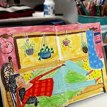 My project for course: Exploratory Sketchbook: Find Your Drawing Style. Un proyecto de Ilustración tradicional, Bocetado, Creatividad, Dibujo, Pintura a la acuarela, Sketchbook y Pintura gouache de tabassum_sarah - 16.06.2022