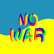 No War. Traditional illustration, Lettering, Digital Illustration, Digital Lettering, and 3D Lettering project by Felice Tulimieri - 06.16.2022