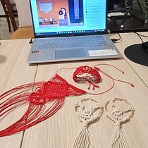 Mi proyecto del curso: Joyería en macramé Ein Projekt aus dem Bereich H, werk, Schmuckdesign, Weben, Makramee und Textildesign von caromefra - 16.06.2022
