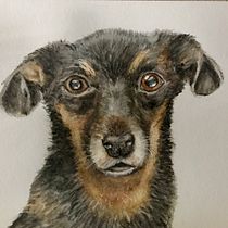 My project for course: Expressive Animal Portraits in Watercolor  "Friend in Deed" . % mamae tarafından hazırlanan Sulubo, Ve a Resim projesi - 06.16.2022