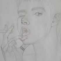 Mi proyecto del curso: Sketchbook de retrato: explora el rostro humano. Sketching, Drawing, Portrait Drawing, Artistic Drawing, and Sketchbook project by Paola Michele Mata Gámez - 06.16.2022